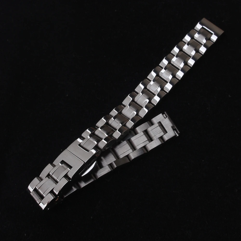 Женские часы сменный ремешок для часов мм браслеты 10 мм 12 мм 14 мм 16 мм 18 мм серебро stainlesss стальные Твердые звенья Ремешки для наручных часов
