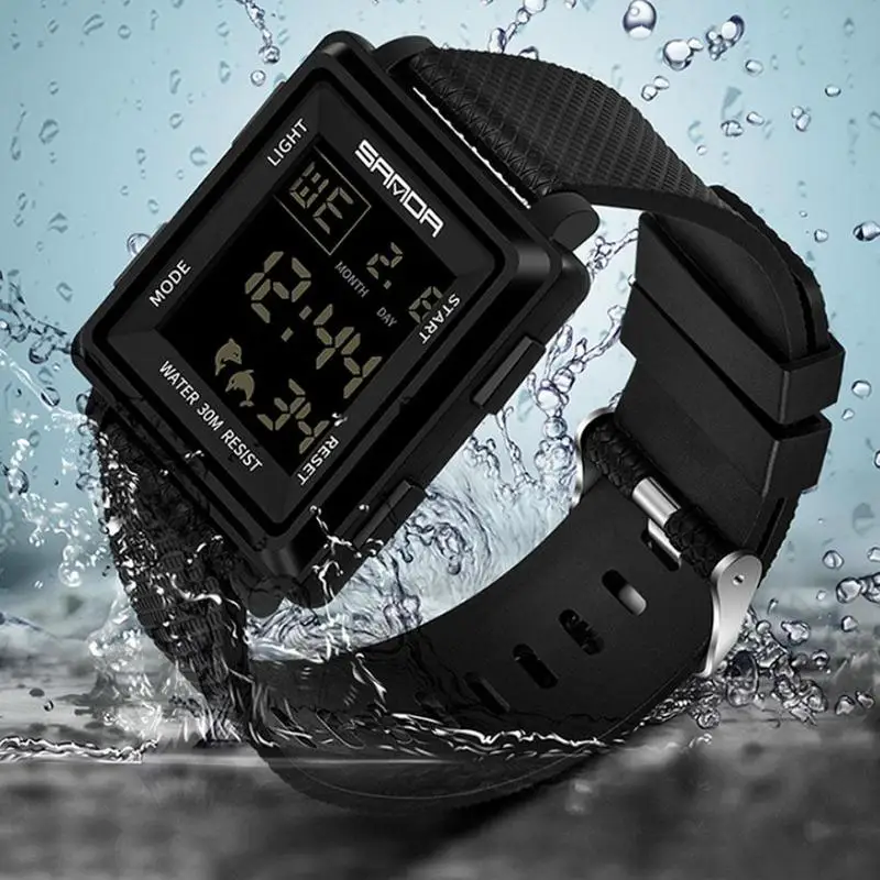 

Luxury Brand Watch Sports Watches Waterproof Digital LED Military Watch Men Electronic Wristwatches Smart Watch Hombre for Men