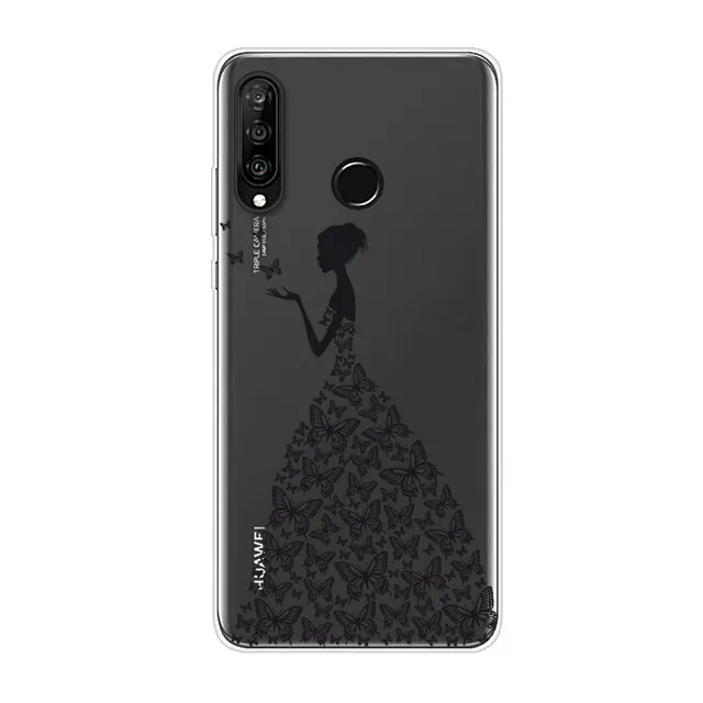 Huawei P30 Lite Case Silicone TPU Cute Back Cover Soft Protective Phone