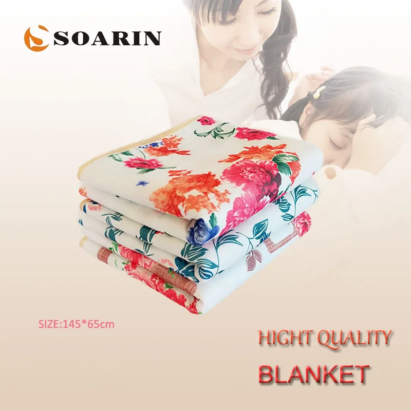 SOARIN электрическое нагревательное одеяло 220 В, электрическое одеяло с двойным подогревом, Электрический ковер 150x120 см, подогреватели для кровати