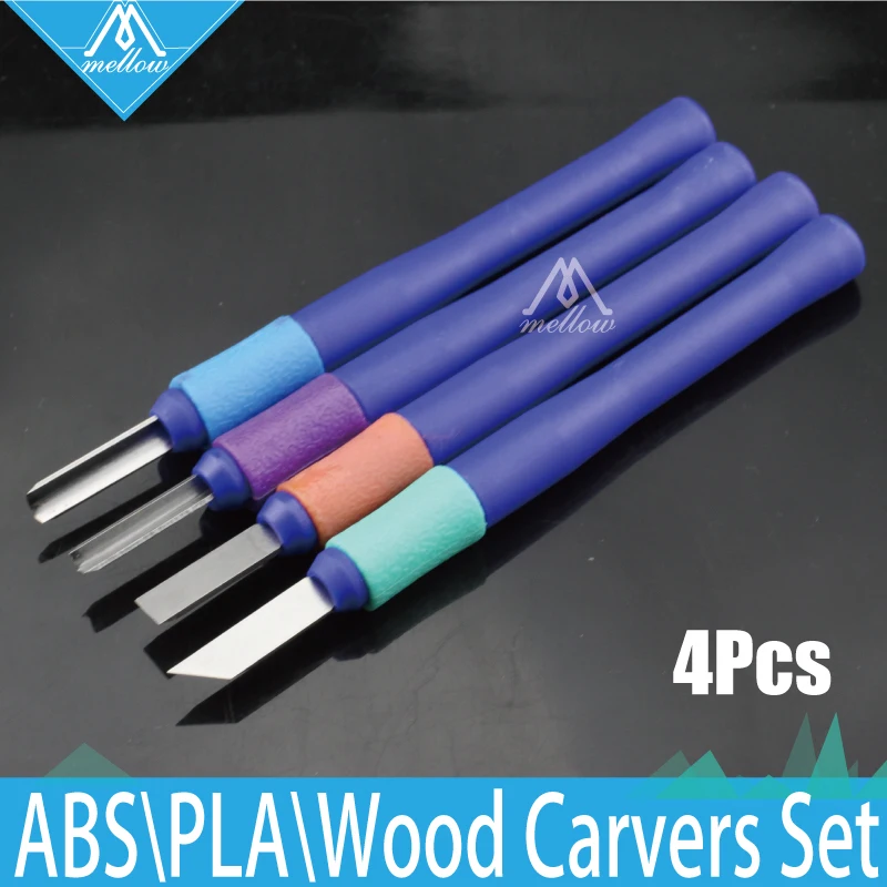 4PCS Wood Carvers set 3D Printer DIY Tool Kit Set of Carving Knives