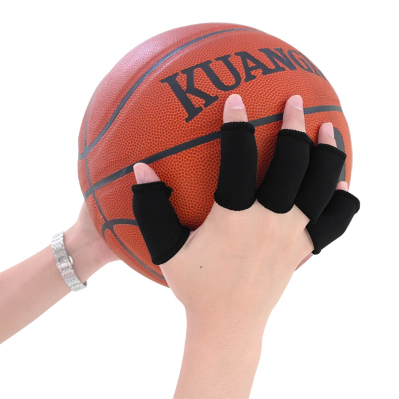 Trendyest 10/ pcs /élastique Finger Sleeve Support Wrap arthrite Guard Volleyball Sports
