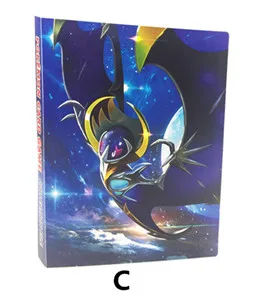 Pokemon Card Albums 8 POCKET/PAGE 112 карт Коллекционная папка альбом детский подарок - Цвет: C