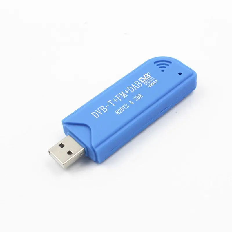 

Digital TV Receiver TV Tuner USB 2.0 Blue TV Stick DAB FM DVB-T RTL2832 R820T SDR RTL-SDR IR Remote With Antenna Dongle Stick