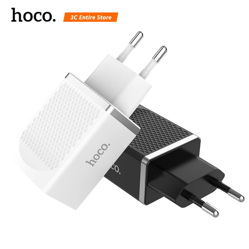 HOCO QC3.0 Быстрая зарядка Универсальное USB настенное зарядное устройство с европейской вилкой портативное для iPhone X 8 samsung S9 Xiaomi huawei зарядный адаптер