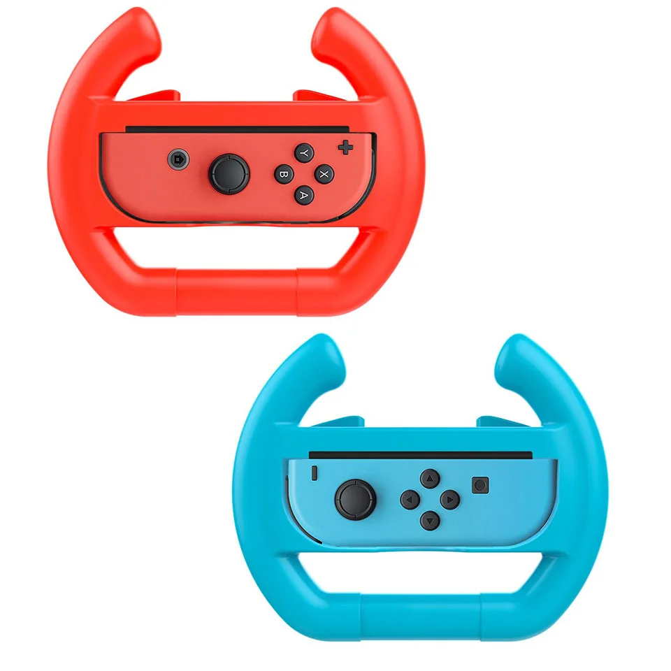 

2 Pack Nintend Switch Joy-Con Wheel Controller Acessories Kit Steering Wheels for Mario Kart