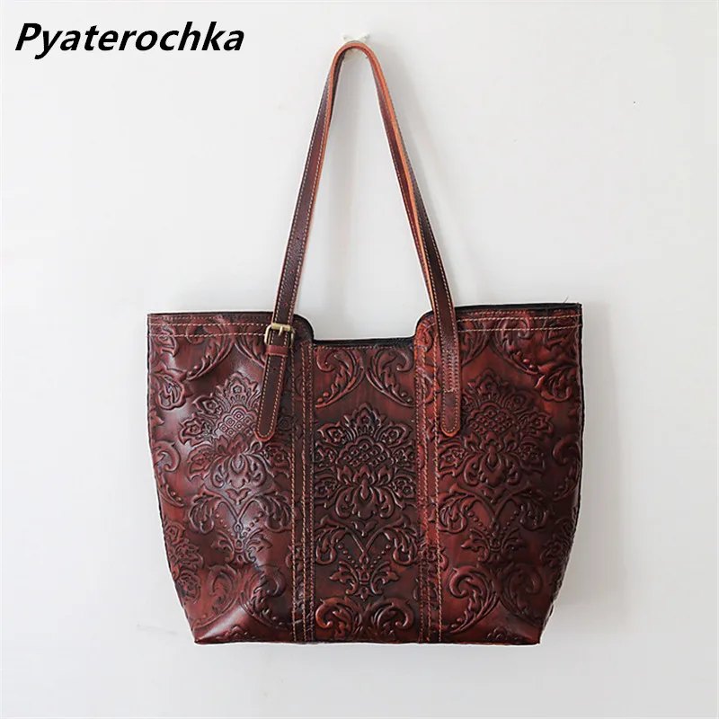 

Women Leather Hand bag Vintage Genuine Leather Big Handbag Bags Brand Casual Tote Bag Designer Handbags High Quality 2018 Bao