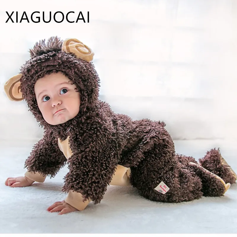 2018 New Baby Boys Clothing Children Romper Animal Clothes jumpsuit
