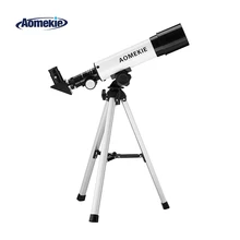AOMEKIE F36050 начинающих астрономический телескоп 18X 90X Луна