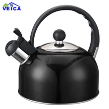 Stainless Steel 2.5L Water Kettle Induction Cooker Camping Kettles Stove Whistling Water Gas Teapot Cooking Tools Kitchen