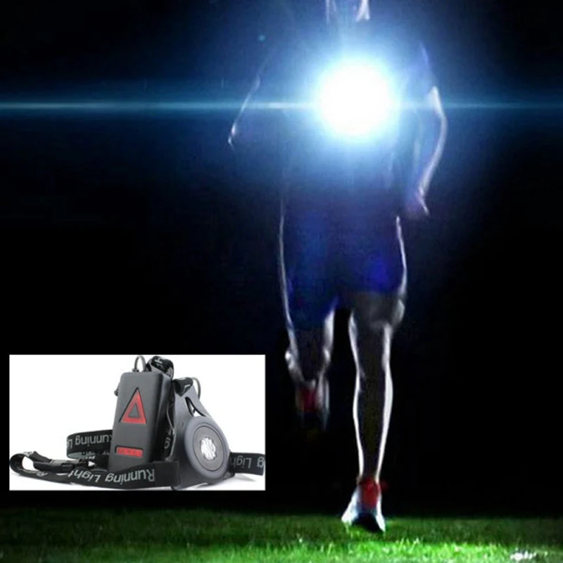 Buy Outdoor LED Chest Light Night Running Warning Lights With Removable Fixing