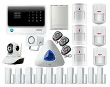 DHL libre Wireless Wifi GPRS GSM Domótica/Kit de sistema de Alarma de Seguridad Con Marcación Automática Proteger la Propiedad y La Familia