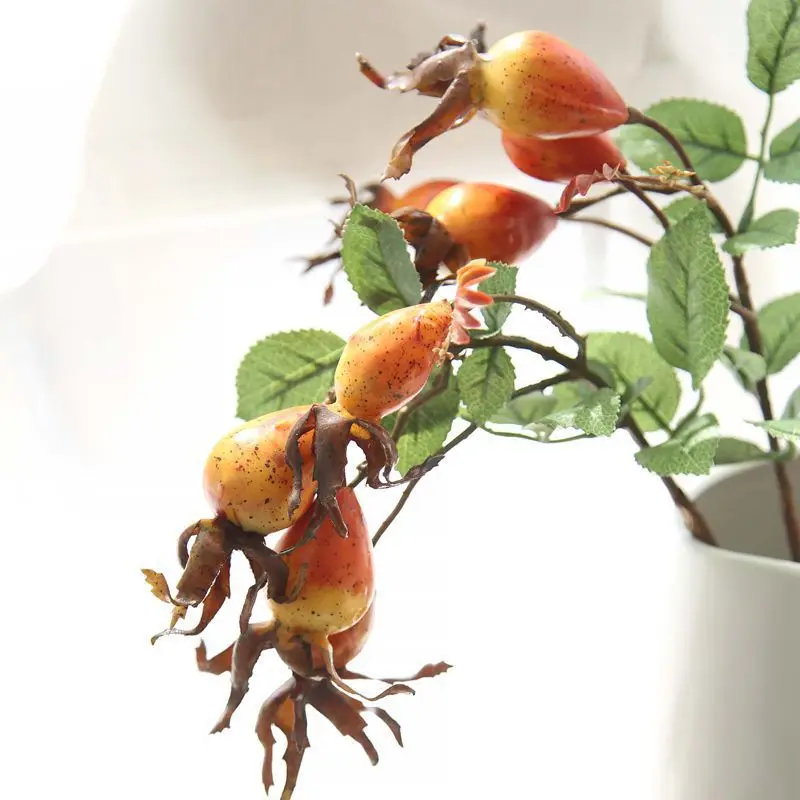 

Fake Pomegranate Red Bean Fruit Small Berries Artificial Flowers Cherry Stamen Wedding Christmas Scene Home Decoration SF86714