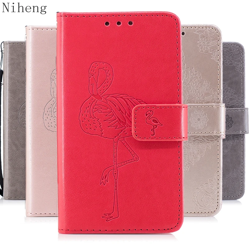

Niheng Cover For Huawei P8 Lite Case Cover Silicon 5.0 Luxury Flip Wallet Leather Phone Case For Huawei P8 Lite Huawei P8lite