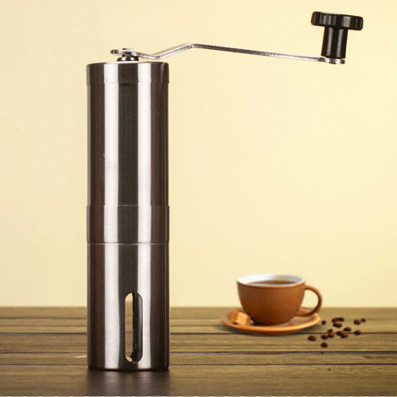 

Modern Stainless Steel Hand Manual Grinder Mills Machine Adujustable Kitchen Grinding Pepper Coffee Nuts Pills Spice Mill