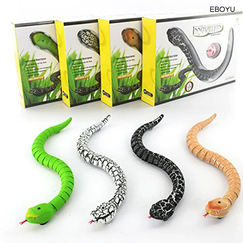 New Arrival IR RC Snake Rattlesnake Simulative Remote Control Animal Toy with USB Cable Funny Novelty Terrifying Christmas Gift 6