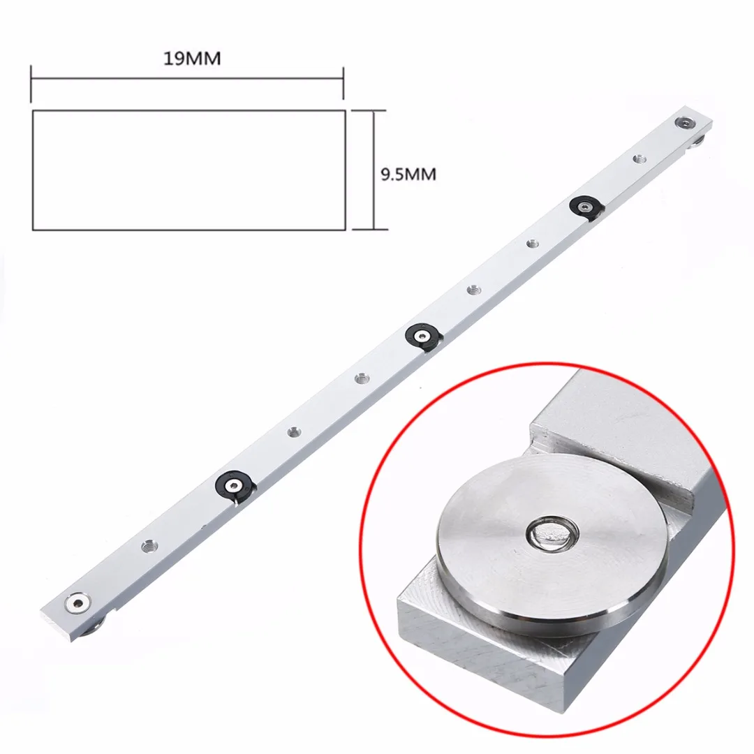 1 шт. алюминиевый сплав Miter Бар Универсальный слайдер Таблица Пилы Miter Калибр стержень Деревообработка Инструмент 450 мм/18 дюймов