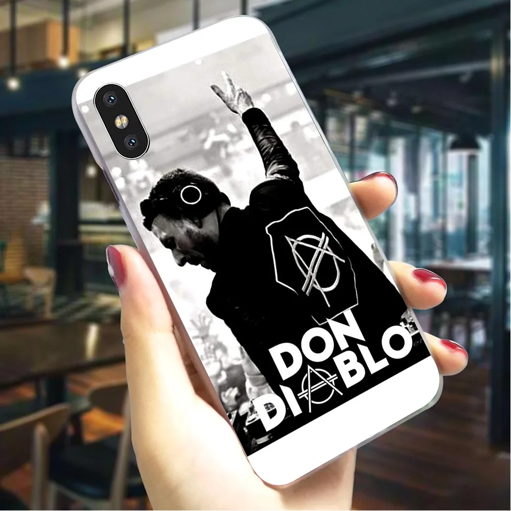 

Plastic Phone Case for iPhone 8 Don Diablo DJ Cover for iPhone 7 Plus Covers 7 Plus Xs Max XR 6 6S 5S 5 SE