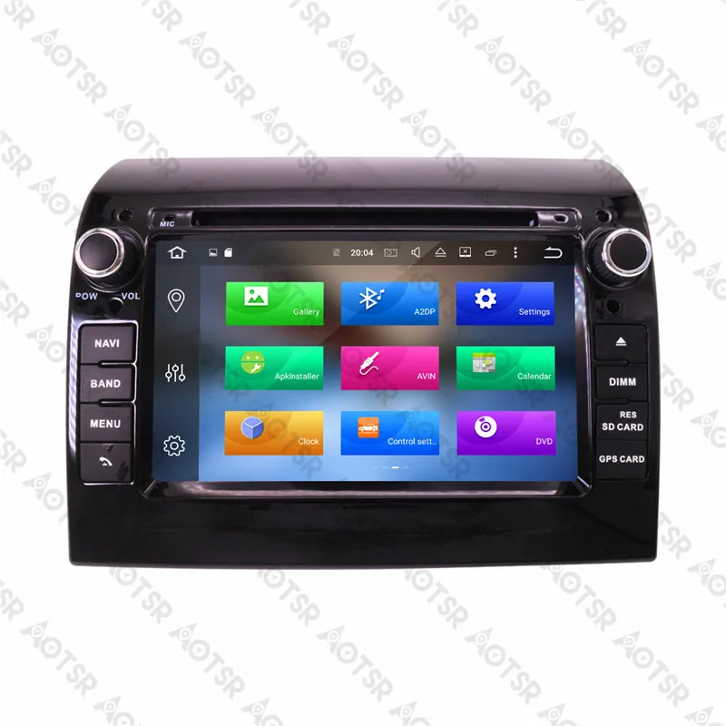 Discount Aotsr Android 8.1 GPS navigation Car DVD Player For FIAT DUCATO 2011-2015 multimedia 2 din radio recorder 4GB+32GB 2GB+16GB 26