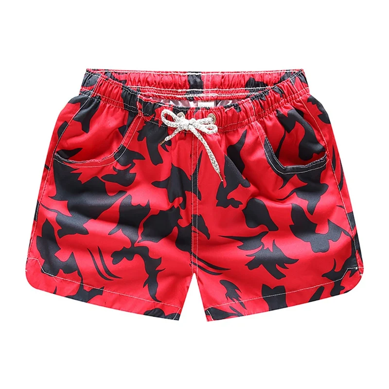 Swimming Shorts Women Print Drawstring Loose Quick Drying Short Pants Swimwear Surfing Swim Trunks sportswear& accessorie