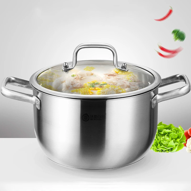 Premium Stainless Steel Cooking Pot/Multi purpose Cookware Soup Pots