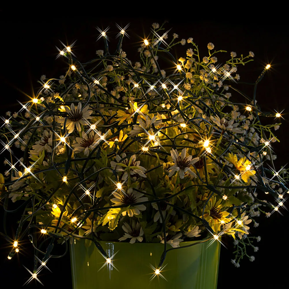 

Solar 100 LED String Lights Decoration For Christmas Tree Party Outdoor Garden