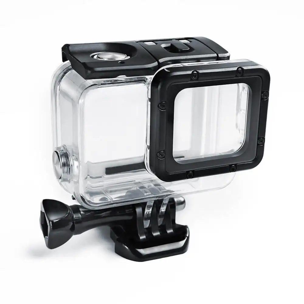 Touchable Backdoor Transparent Underwater 45m Waterproof Diving Housing Case For GoPro Hero 5 Hero 6 Hero2018 W Protective Lens (4)