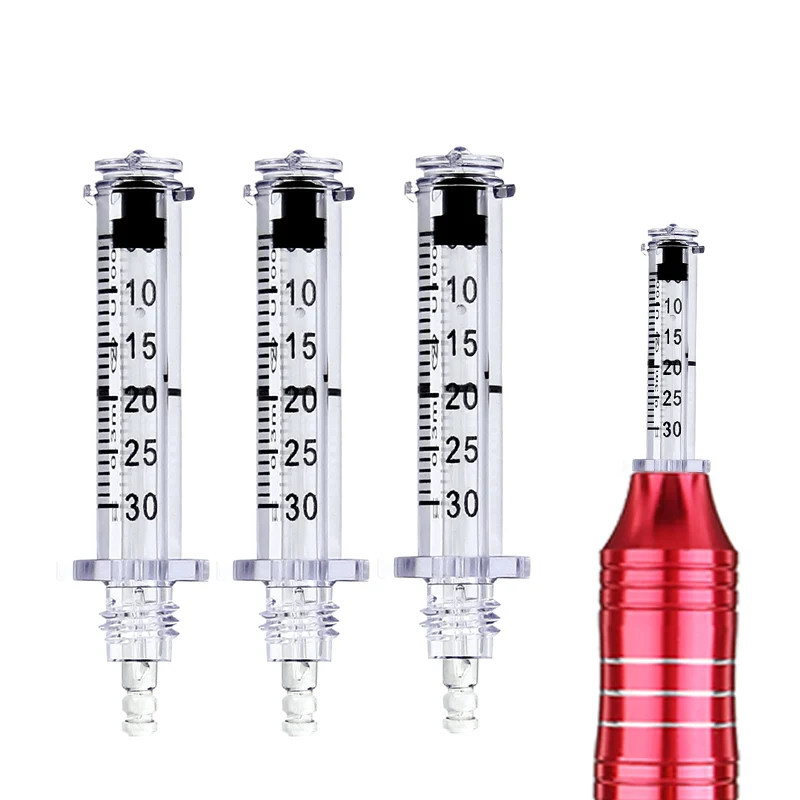

50pcs 0.3ml Ampoule Head Syringe for Hyaluronic Pen Atomizer Consumables Disposable Water Syringe Hyaluron Gun Anti-aging Wrinkl