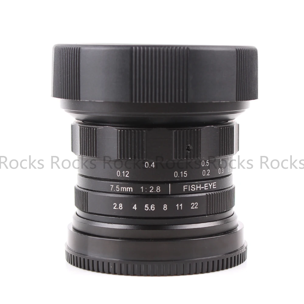 APS-C CL-Mil7528N 7,5 мм F2.8 рыбий глаз широкоугольный объектив костюм для Fujifilm FX NEX Micro 4/3 E. OS M+ с объективом пылеочиститель