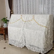 1 комплект кружевной цветок чехол для пианино Вертикальная высококачественная ткань искусство пианино пылезащитный KQ 012