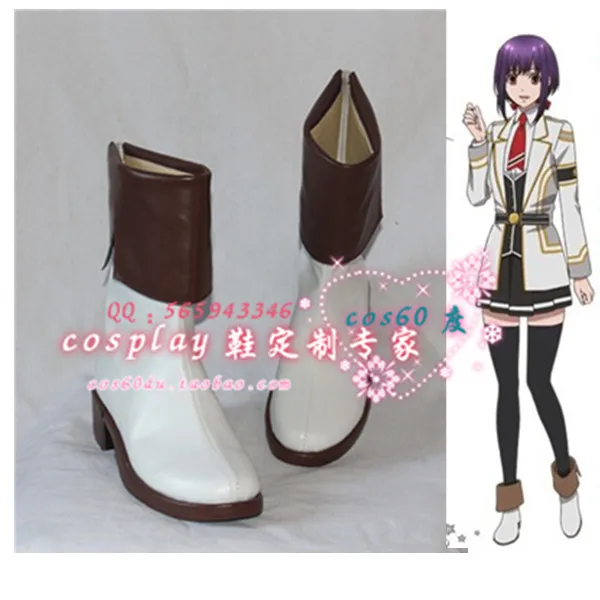 Kamigami no Asobi Yui Kusanagi/белые туфли для костюмированной вечеринки короткие ботинки S008 |