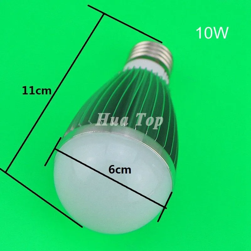 10 шт. best цена 6 Вт 10 Вт 14 Вт светодиодный лампы Широкий напряжение 85-265 В Алюминий лампада супер яркий светильник Bombillas свет Бесплатная