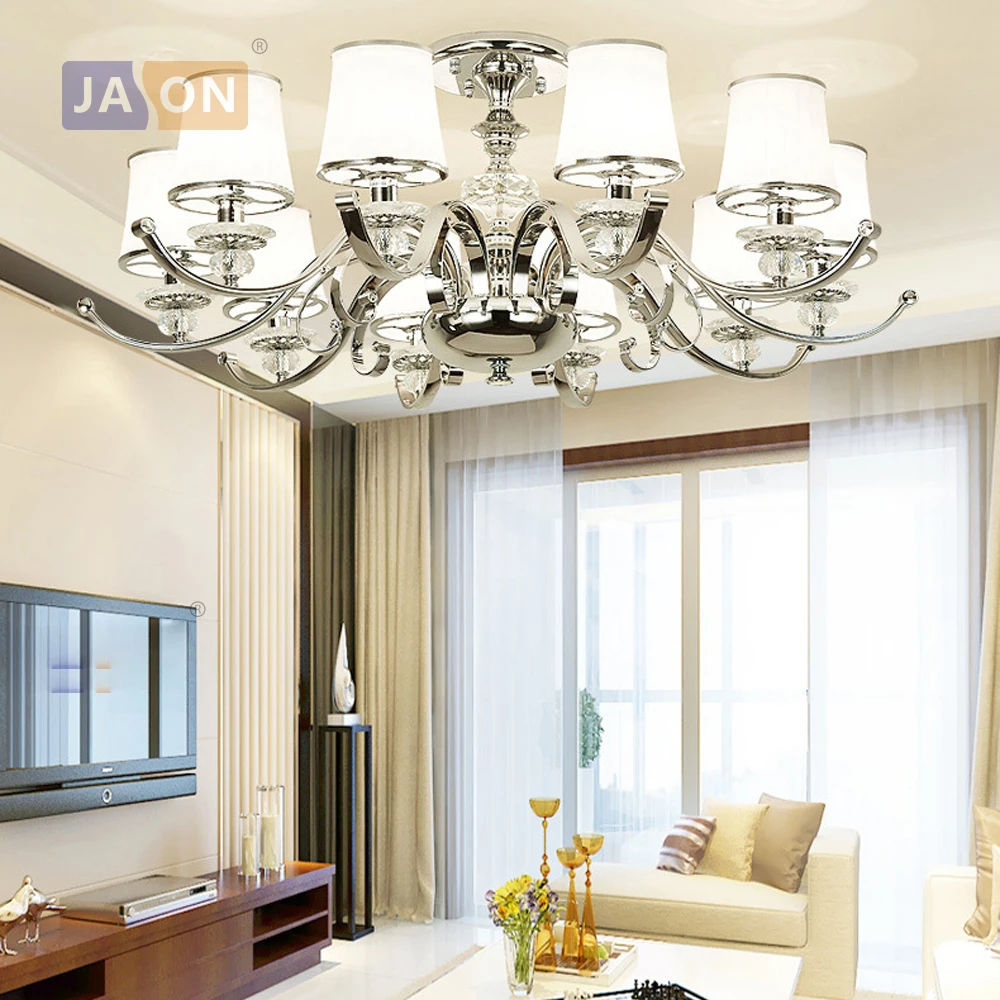 

led e14 Nordic Iron Crystal Glass Chrome LED Lamp LED Light Pendant Lights Pendant Lamp LED Pendant Light For Dinning Room