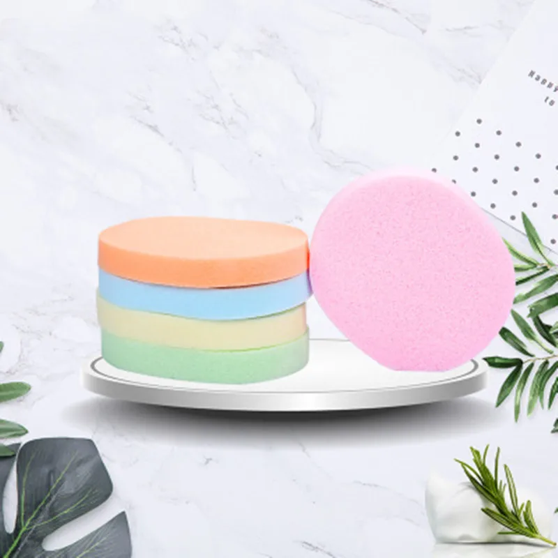 1 шт. овальная губка Konjac косметическая для очистки лица натуральный спонж Конняку