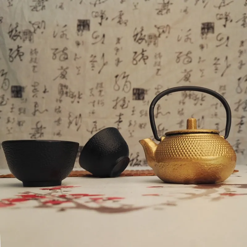 50 мл Мини Железный чайник чугунный чайник маленький чайник чайные наборы кунг-фу чай домашнее украшение подарки