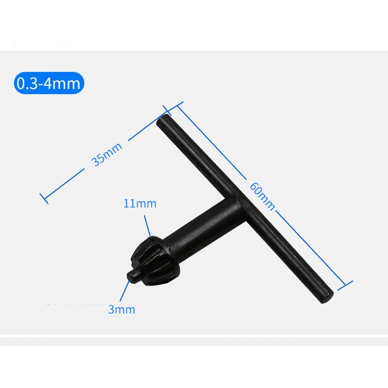 Мини сверлильный патрон Micro 0,3-4 мм конический Патрон ключ токарный станок аксессуары крепление сверлильный патрон и гаечный ключ
