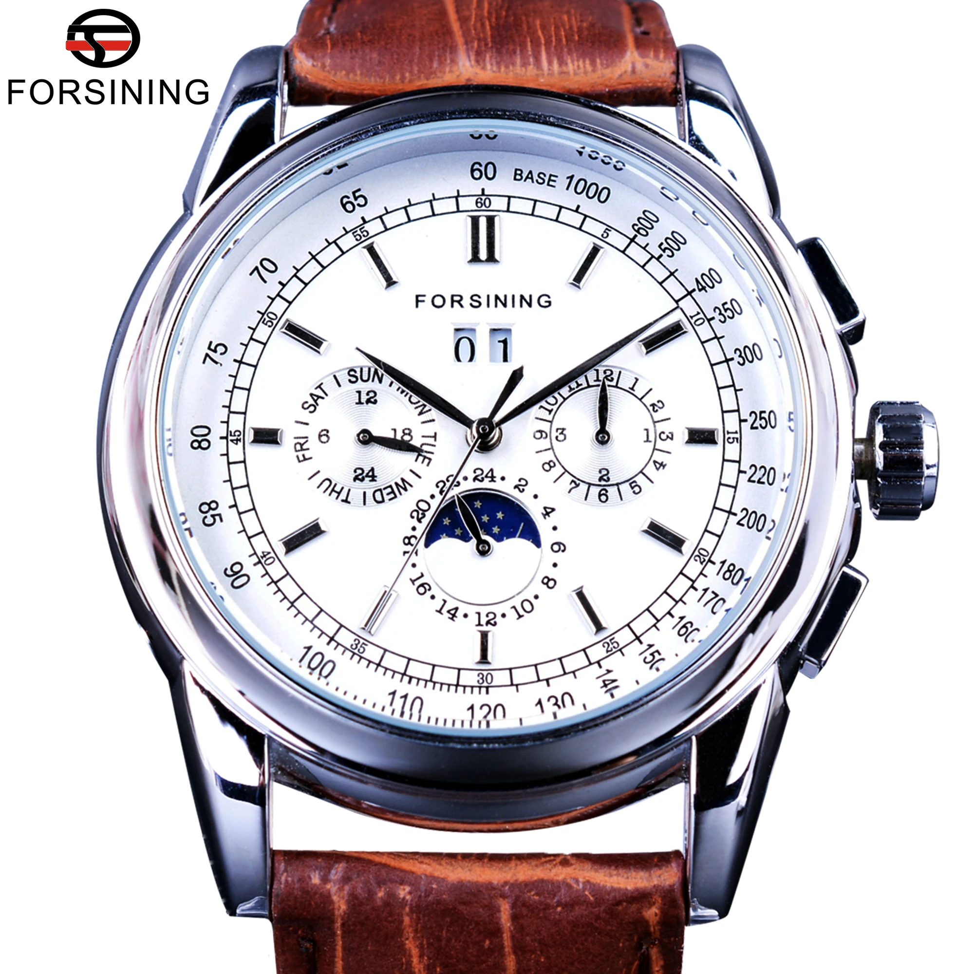 forsining moon phase watch