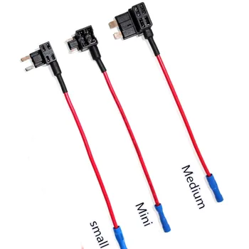 

1PC Car Blade Fuse Holder Add-a-circuit Electric Appliance Piggy Back Fuses Tap (MINI/SMALL/MEDIUM )