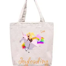 Joyloading мода мультфильм красочные Радуга Единорог дизайн многоразовые для бакалейный продуктов сумка для покупок