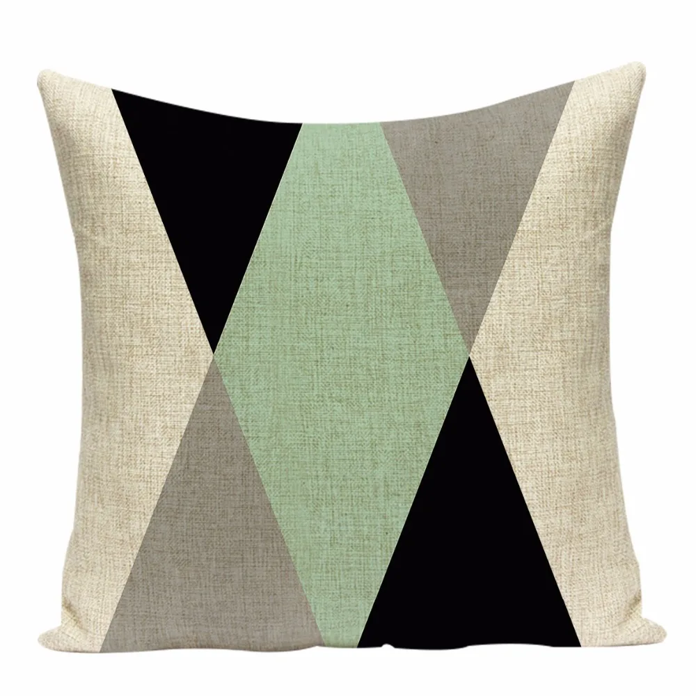 Чехол для подушки в скандинавском стиле с геометрическим рисунком|cushion cover|cushion