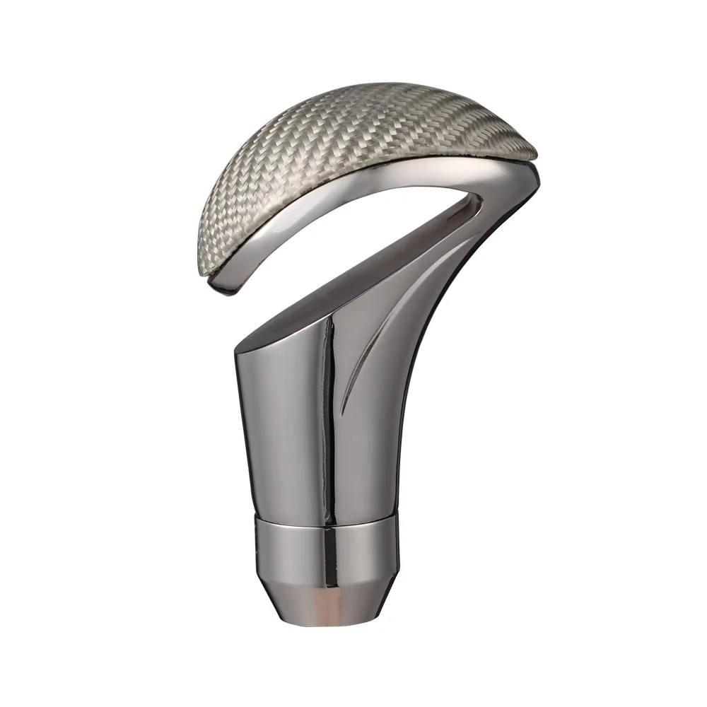 Car Gear Shift Knob Hook Shape Shift Knob Silver Color Shift Lever