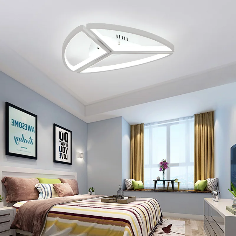 

VEIHAO Surface Mounted Modern Led Ceiling Chandelier For Living Room luminaria led Bedroom Fixtures Indoor Home Dec Chandeliers