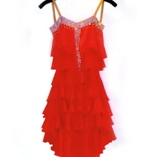 Стиль, костюм для латинских танцев, сексуальное платье из спандекса со стразами для женщин, платья для латинских танцев, S-4XL