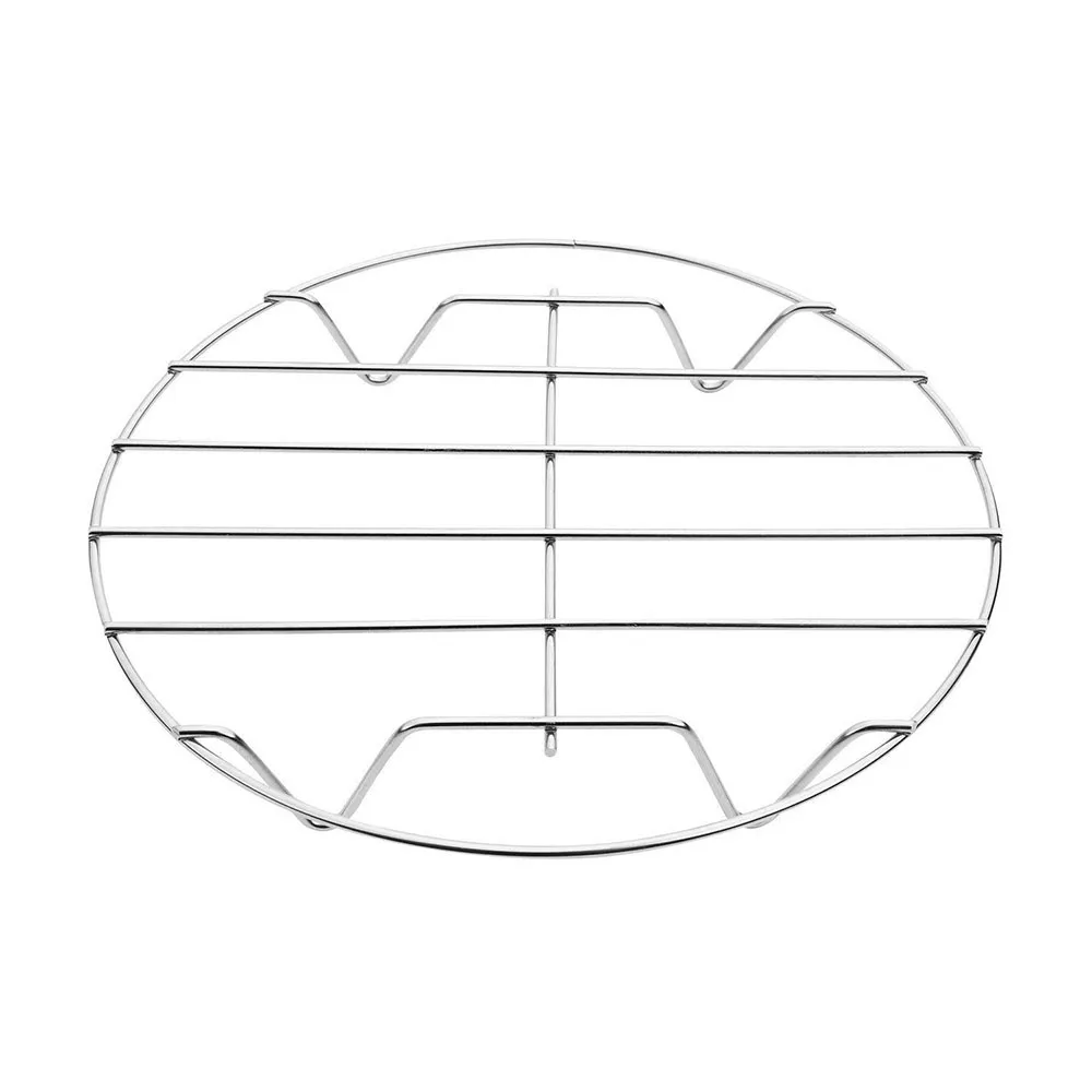 Стойка для готовки на пару, круглая 304 нержавеющая сталь, подставка для выпечки и охлаждения, подставка для готовки на пару, кухонная решетка