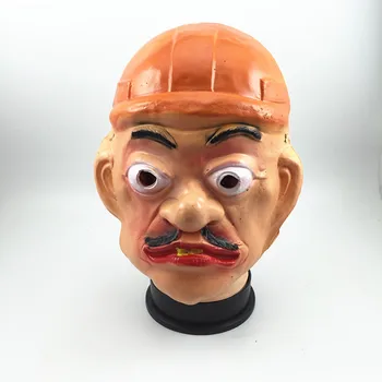 

Hot Sale Men Latex Carton Mask Big Nose Funny Mask Creepy Costume Party Cosplay Props Scary Mask for Halloween Terror Cosplay
