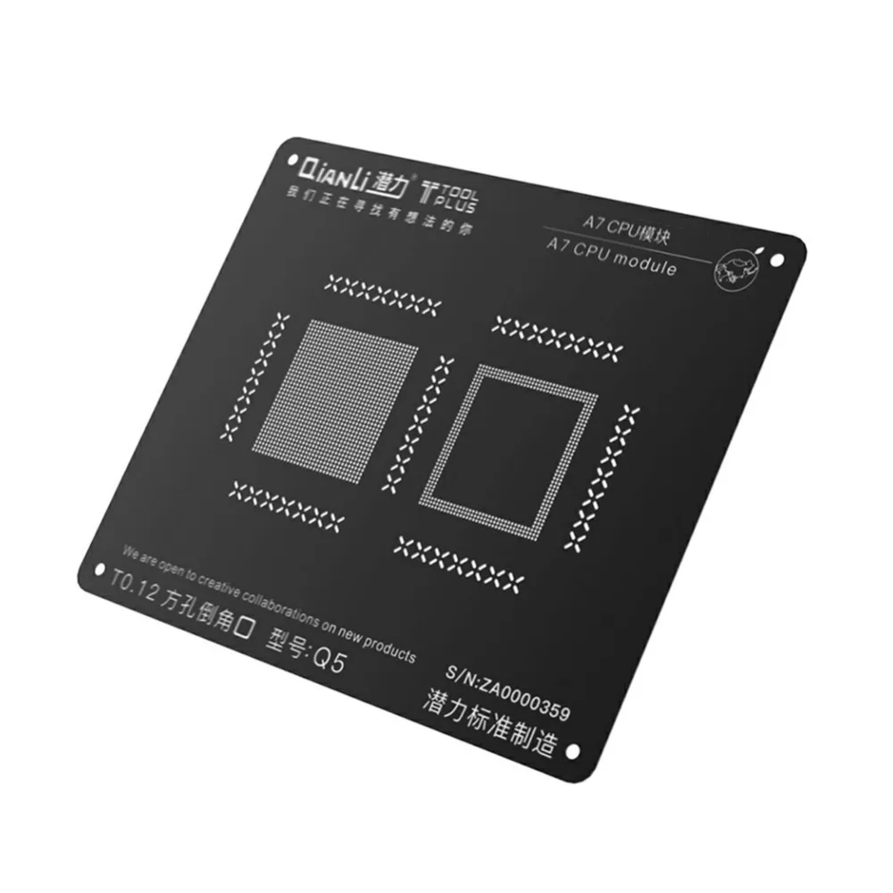 Материнская плата IC Chip Ball паяльная чистая пластина для iPhone 5S 6 6S 6SP 7 7P 8 8Plus A7 A8 A9 A10 A11