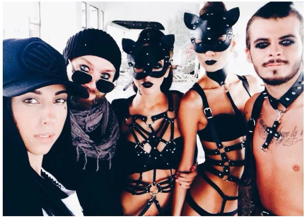 Women Leather Harness Garter Belt With Leg Ring Bdsm Garters Belt Suspender Sexy Bondage Harness Body Belts Exotic Accessories Women Leather Harness Garter Belt With Leg Ring Bdsm Garters Belt Suspender Sexy Bondage Harness Body Belts Exotic Accessories