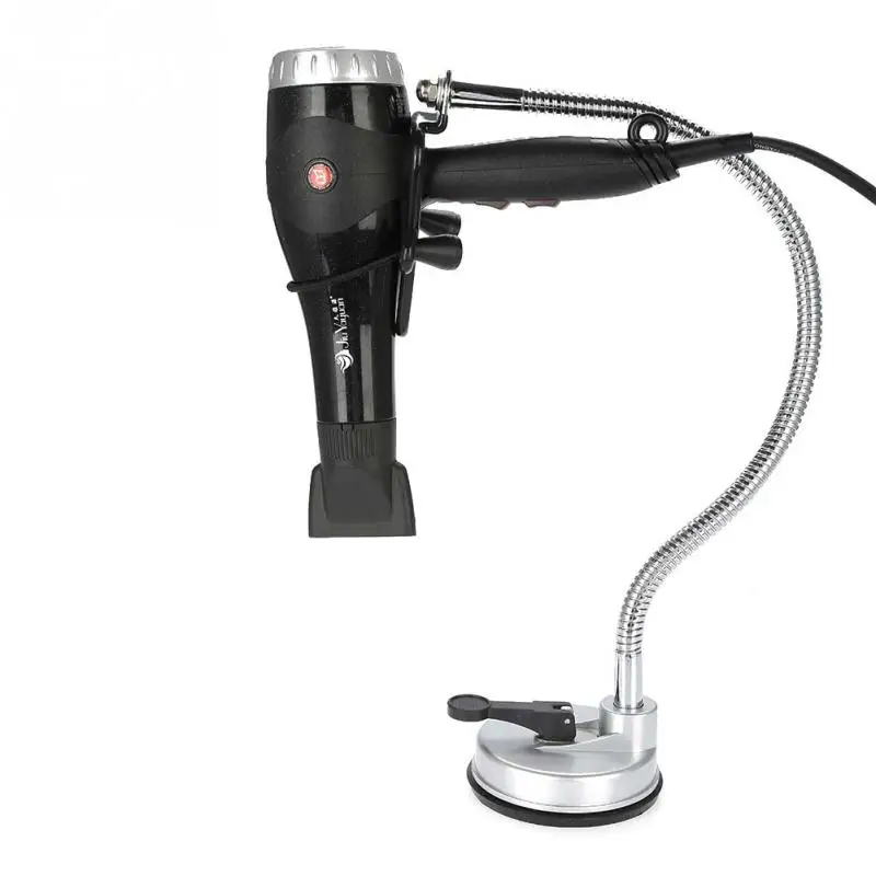 

Freely Rotation Hair Dryer Stand Wall Holder Hands Free Hair Blower Stand Hotel Bathroom Suction Cup Styling Stand Holder