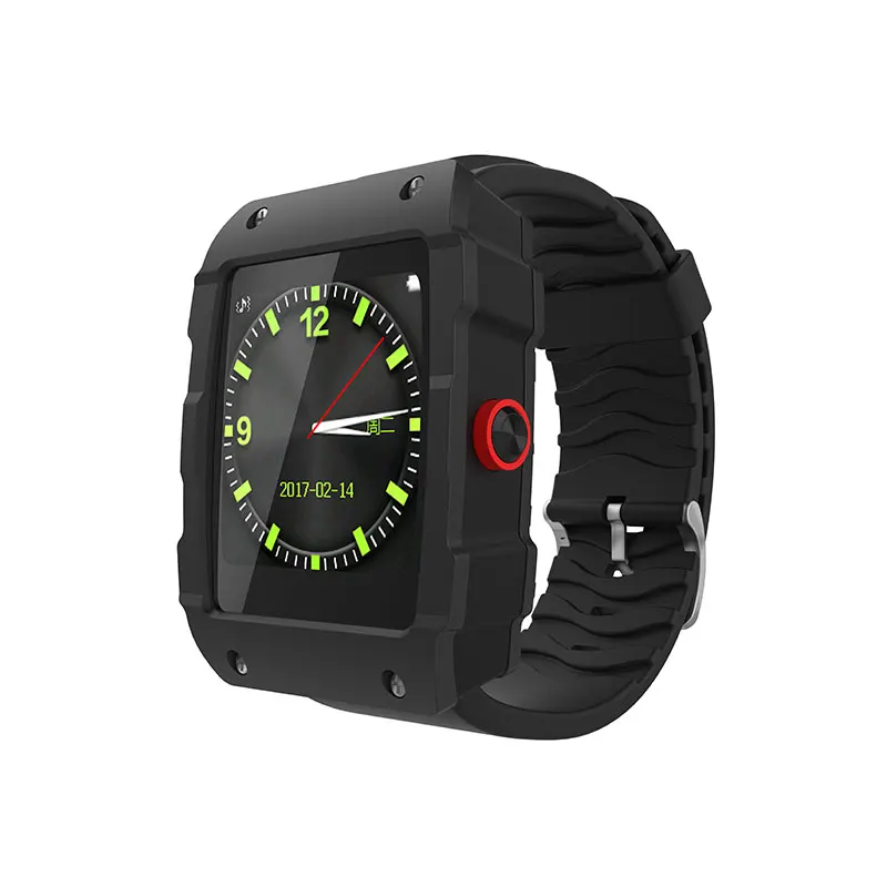 Newest Sports Smart Watch V18 Supports Multi-Mode 32GB TF Card Monitoring GPS black silver orange Bluetooth Phone | Электроника