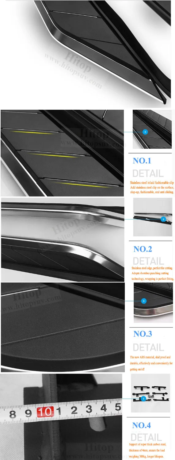 Для Chevrolet TRAX side step nerf ножная планка для бега подписанная BRT. Вес загрузки 400 кг